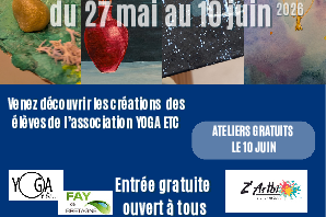 Exposition des élèves de l'association Yoga etc